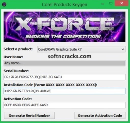 serial number corel draw suite 2018