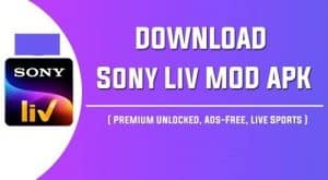 Sony Liv app download for PC